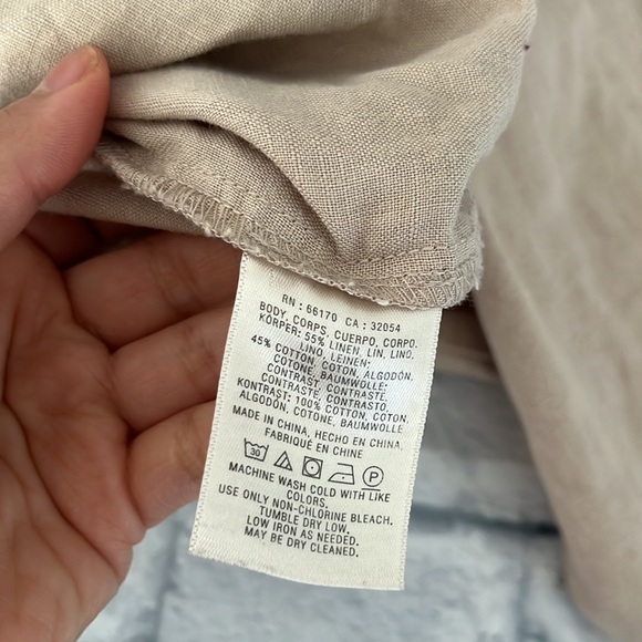 Anthropologie Hei Hei cropped linen jacket sz XS - Picture 9 of 12